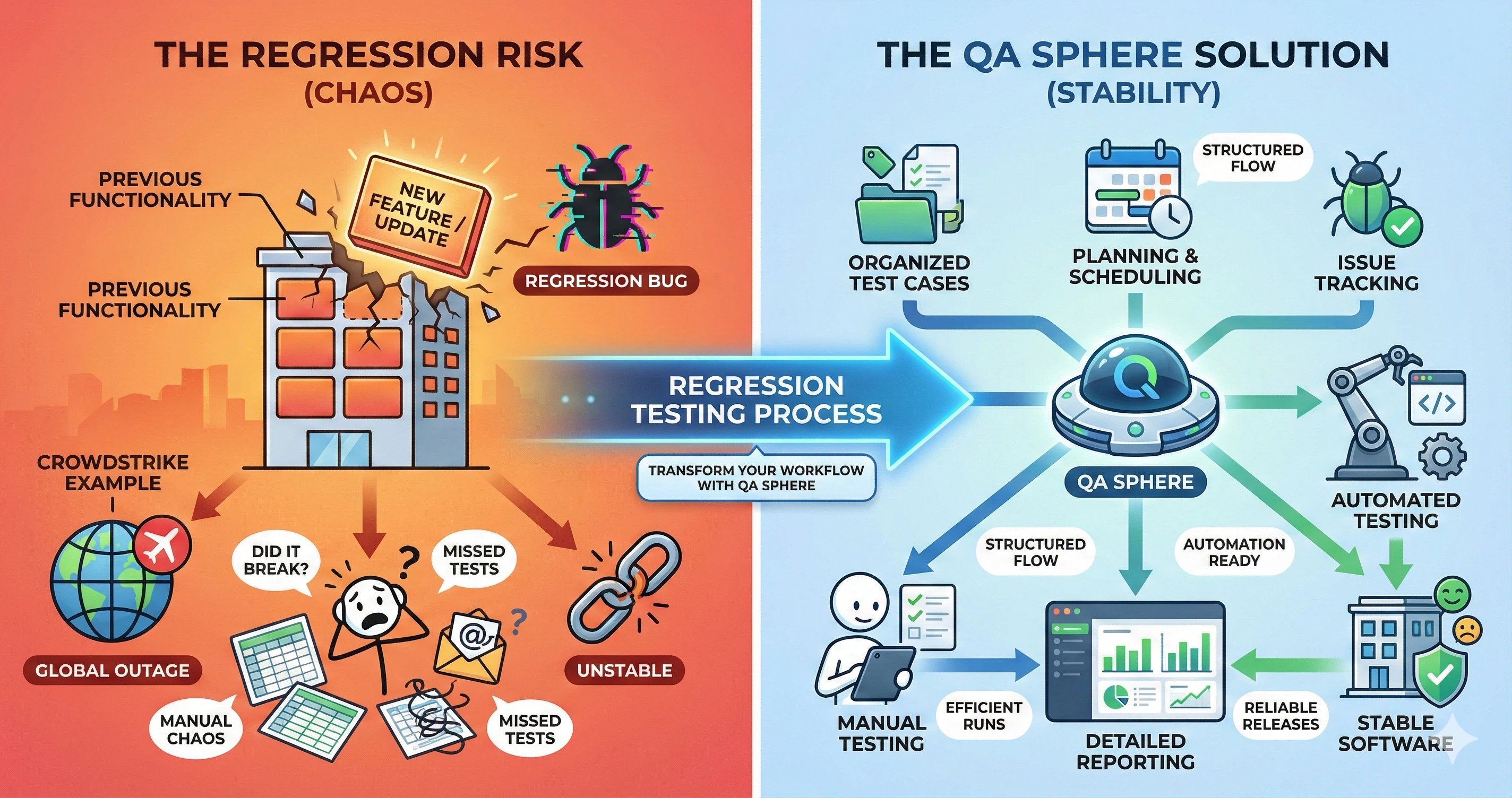 Why Regression Testing Matters and How QA Sphere Can Help You