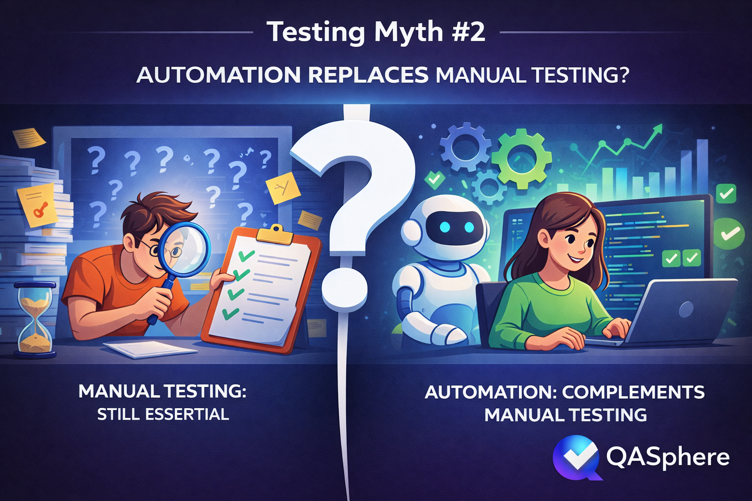 Testing Myths #2: Automation Should Replace Manual Testing