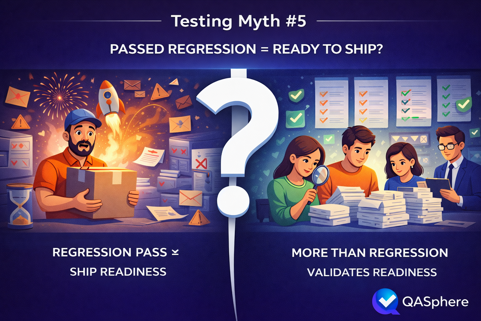 Testing Myths #5: If It Passed Regression, It's Ready to Ship