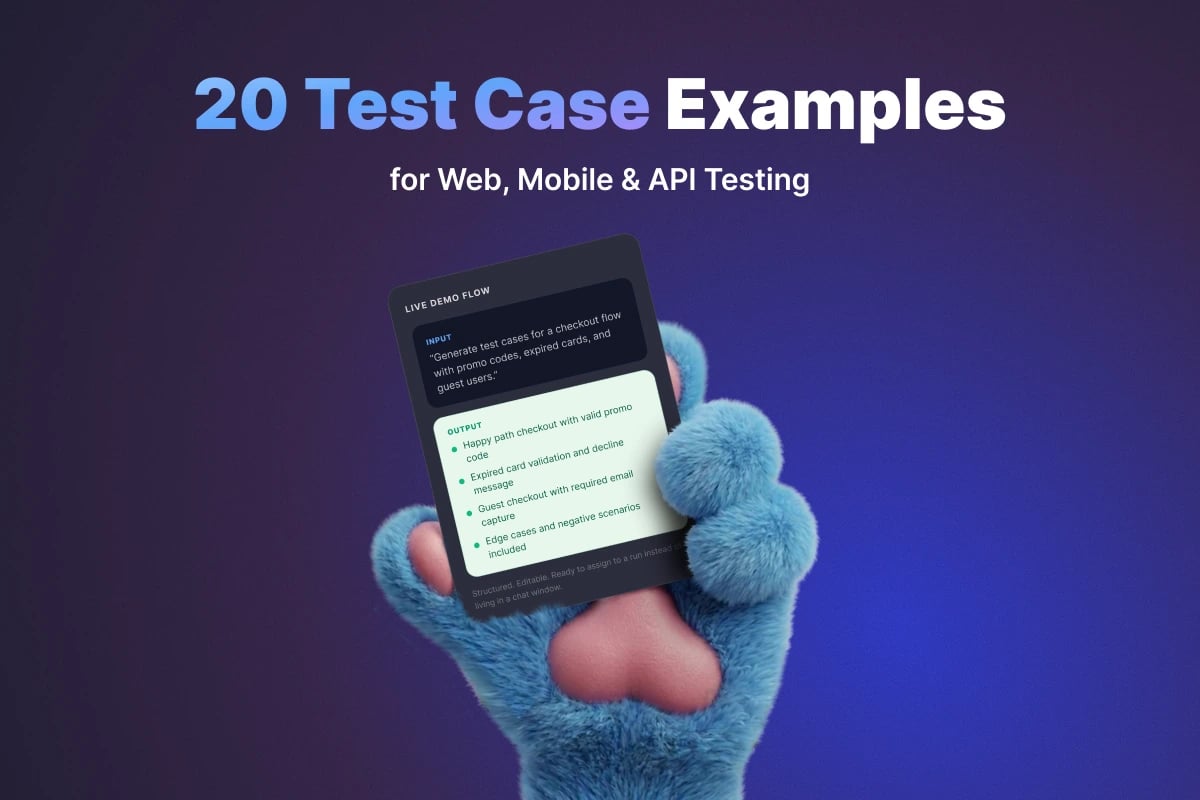 20 Test Case Examples for Web, Mobile & API Testing | QA Sphere