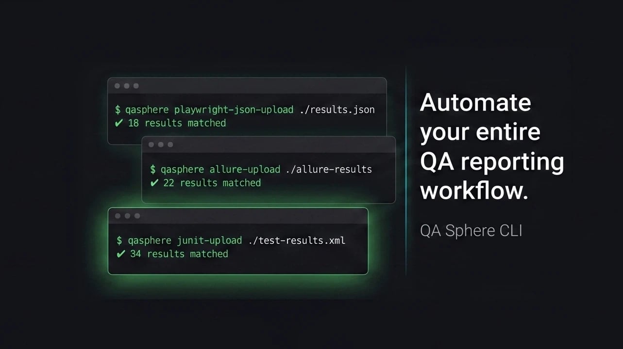 QA Sphere CLI: Automate Test Results Upload to Your QA Dashboard