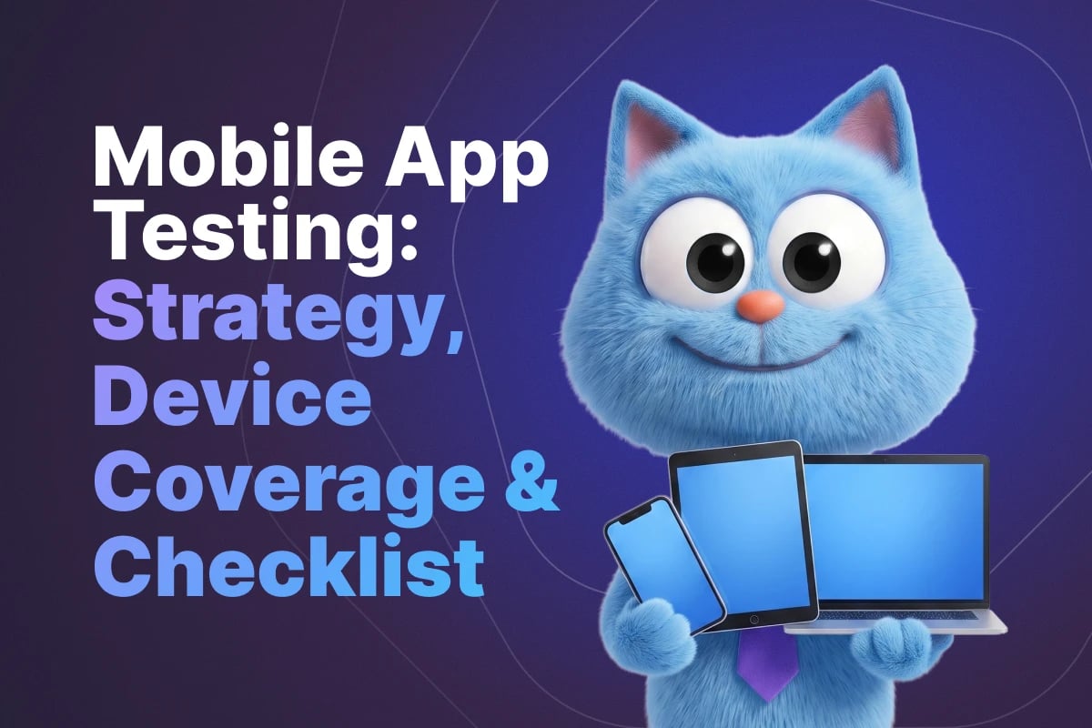 Mobile App Testing: Strategy, Device Coverage & Checklist