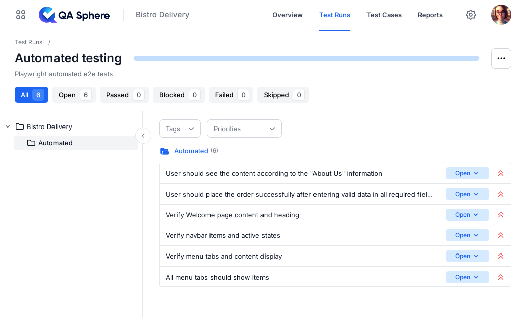 Test Automation Integration with QA Sphere CLI Tool