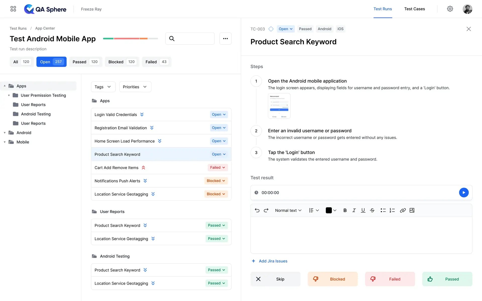 Discover QA Sphere: the test management system designed for speed and simplicity in software testing.