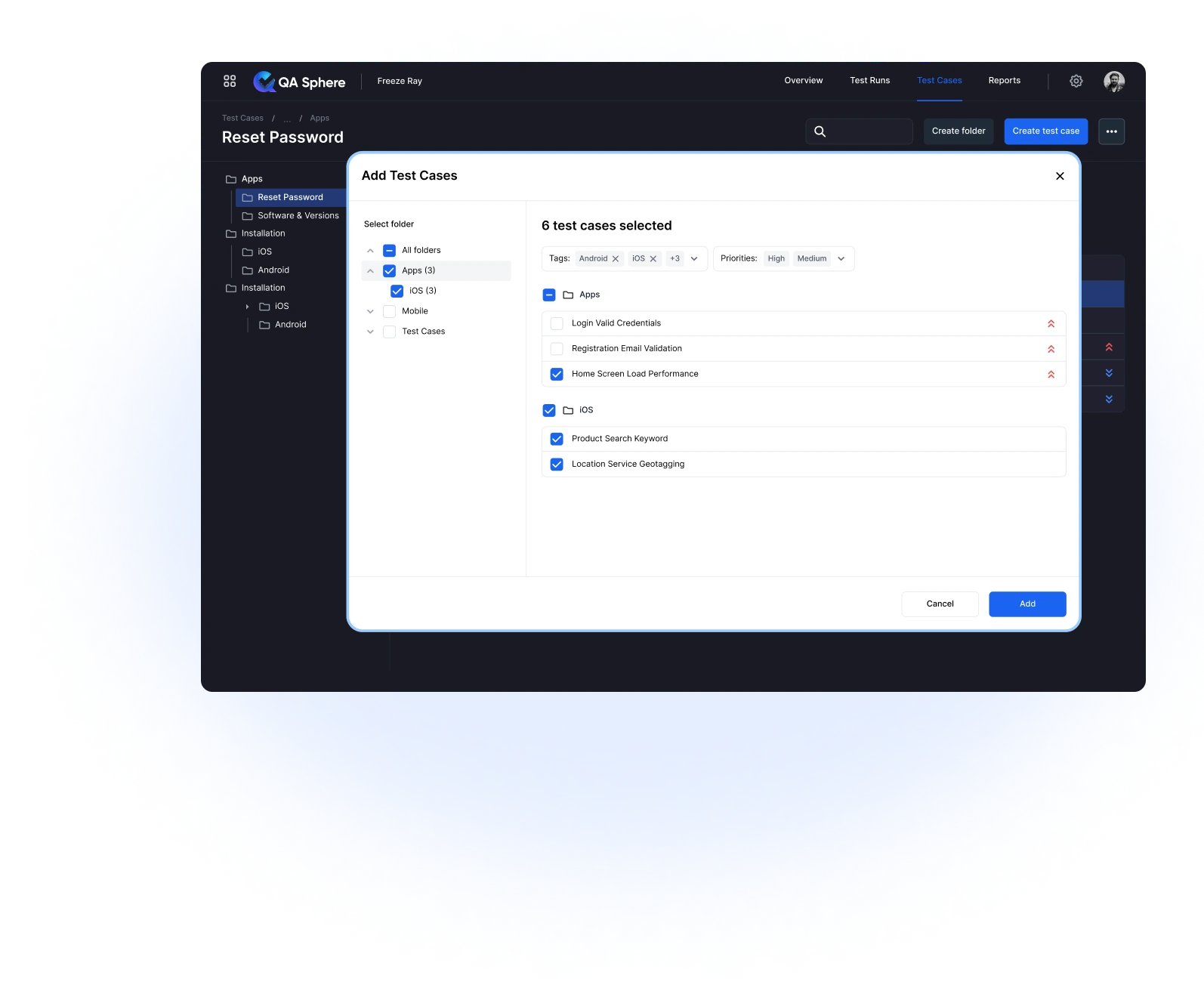Organized Test Case Library